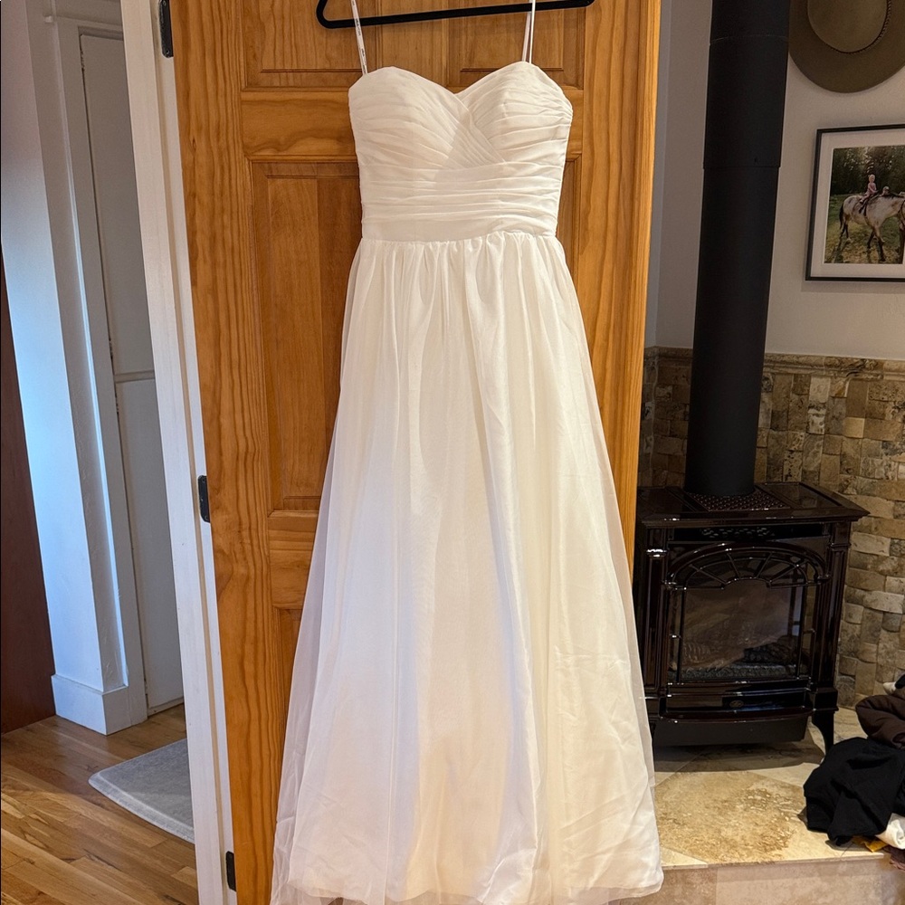 Stella York Strapless White Gown